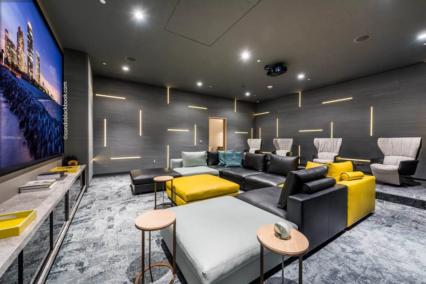 Brickell Heights Theatre Room