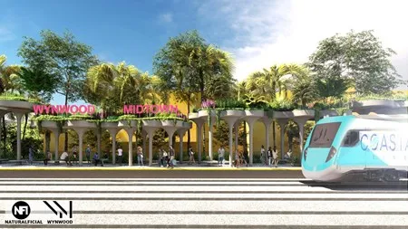 NEW RENDERINGS OF THE PROPOSED WYNWOOD TRAIN STATION: RELATED GROUP IS NOW LOBBYING FOR IT