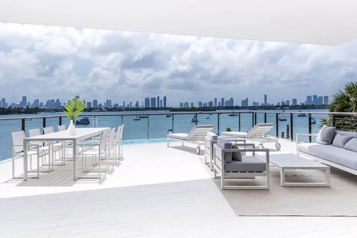 Breathtaking water views at Monad Terrace