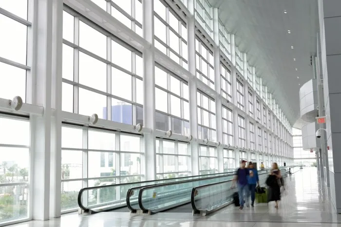 Miami airport walkway