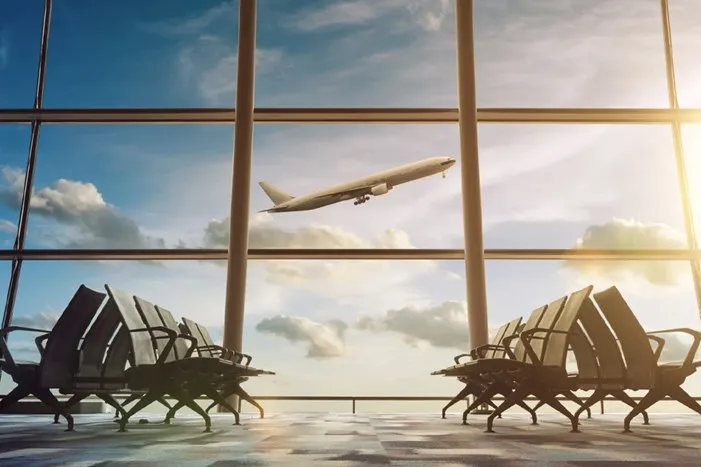 Waiting area at airport