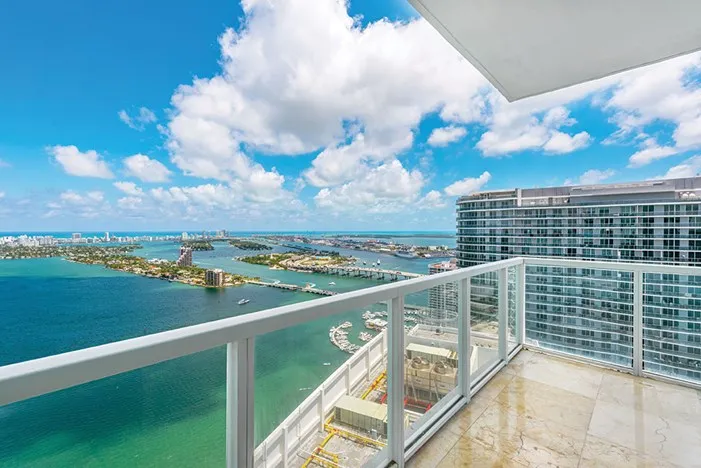 Balcony view at Quantum on the Bay