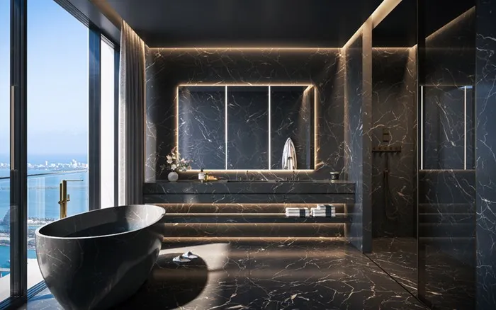 888 Brickell Bathroom (Rendering)