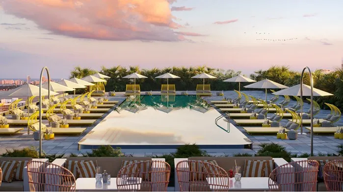 The Standard Residences - Rooftop Pool (Rendering)