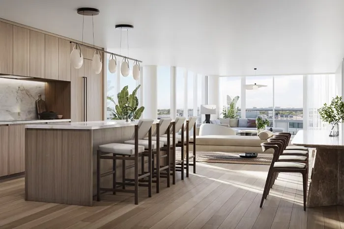 The Well - Kitchen and Living Room