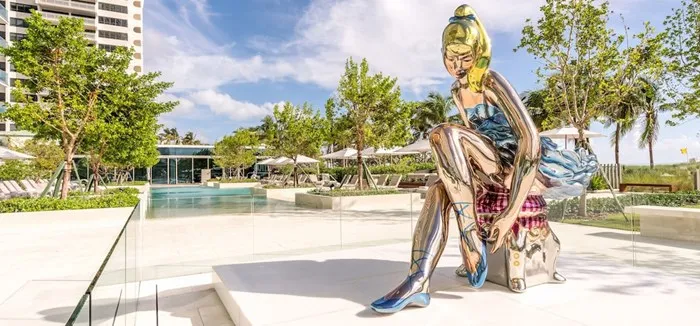 Seated Ballerina at the Oceana condo