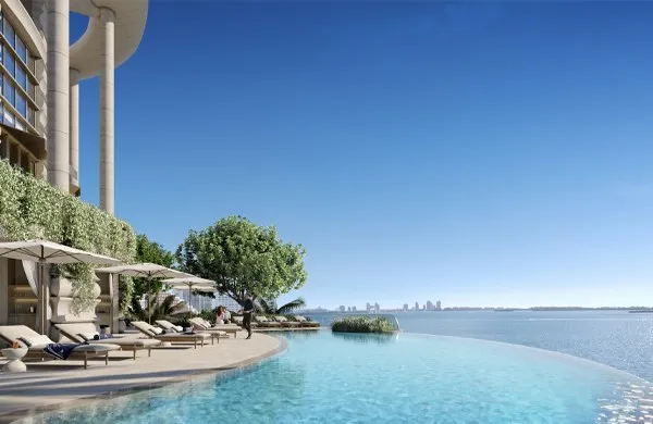 St Regis, Brickell: Pool (artist’s rendering)