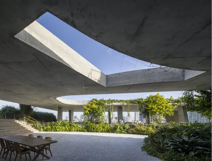 Raymond Jungles 1111 Building Rooftop South Beach